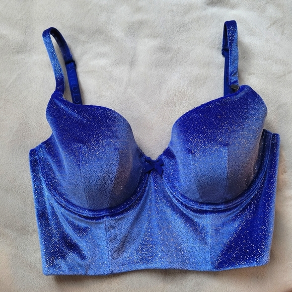 🍒NWT🍒 BUNDLE! VS BBV LONGLINE VELVET BLING BRAS - Picture 7 of 9